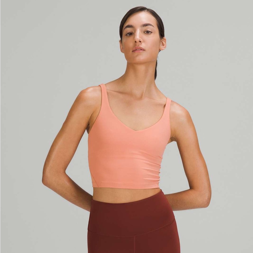 Lululemon align tank size 10 pink savannah color